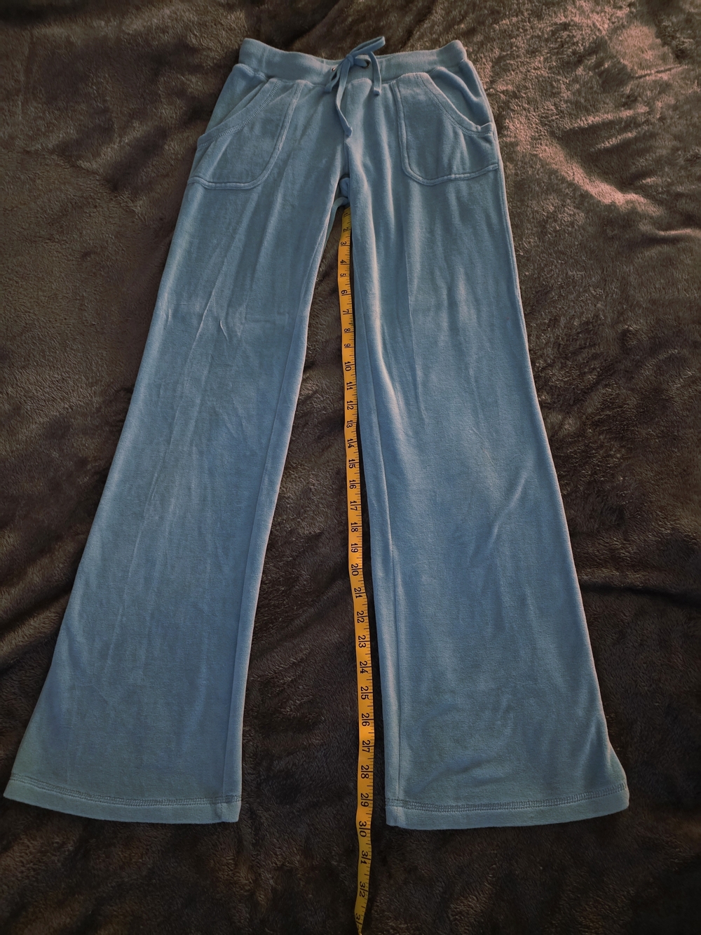 Velour Zip Hoodie & Jogger Set - Light Blue - Picture 5 of 9